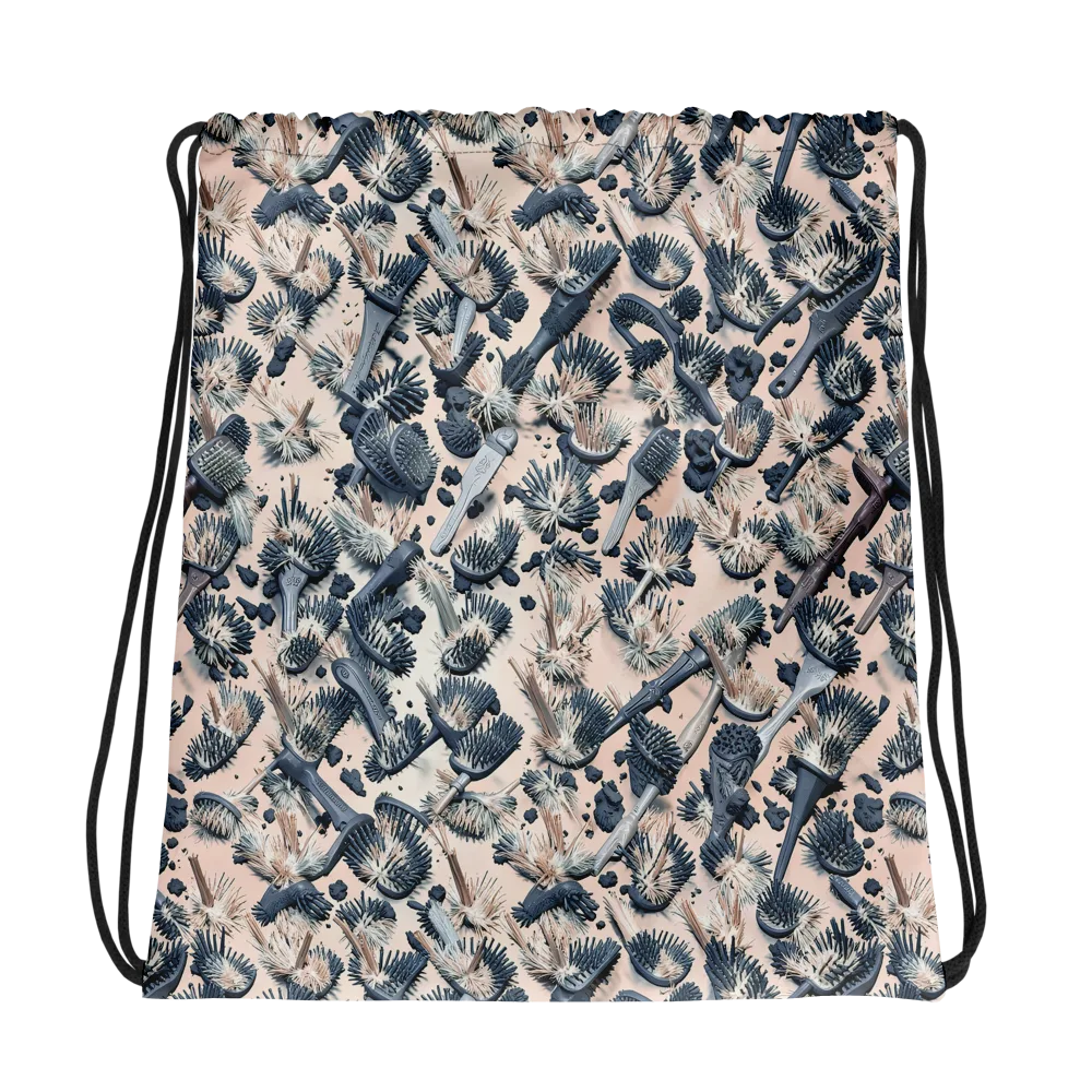 Bristle Noir on Drawstring Bag — Photo
