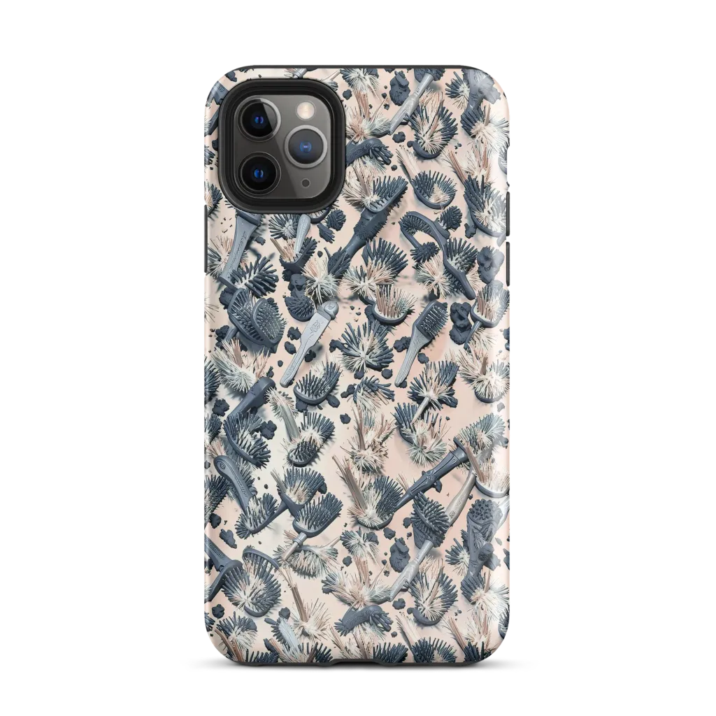 Bristle Noir on Tough Case for iPhone® — Front
