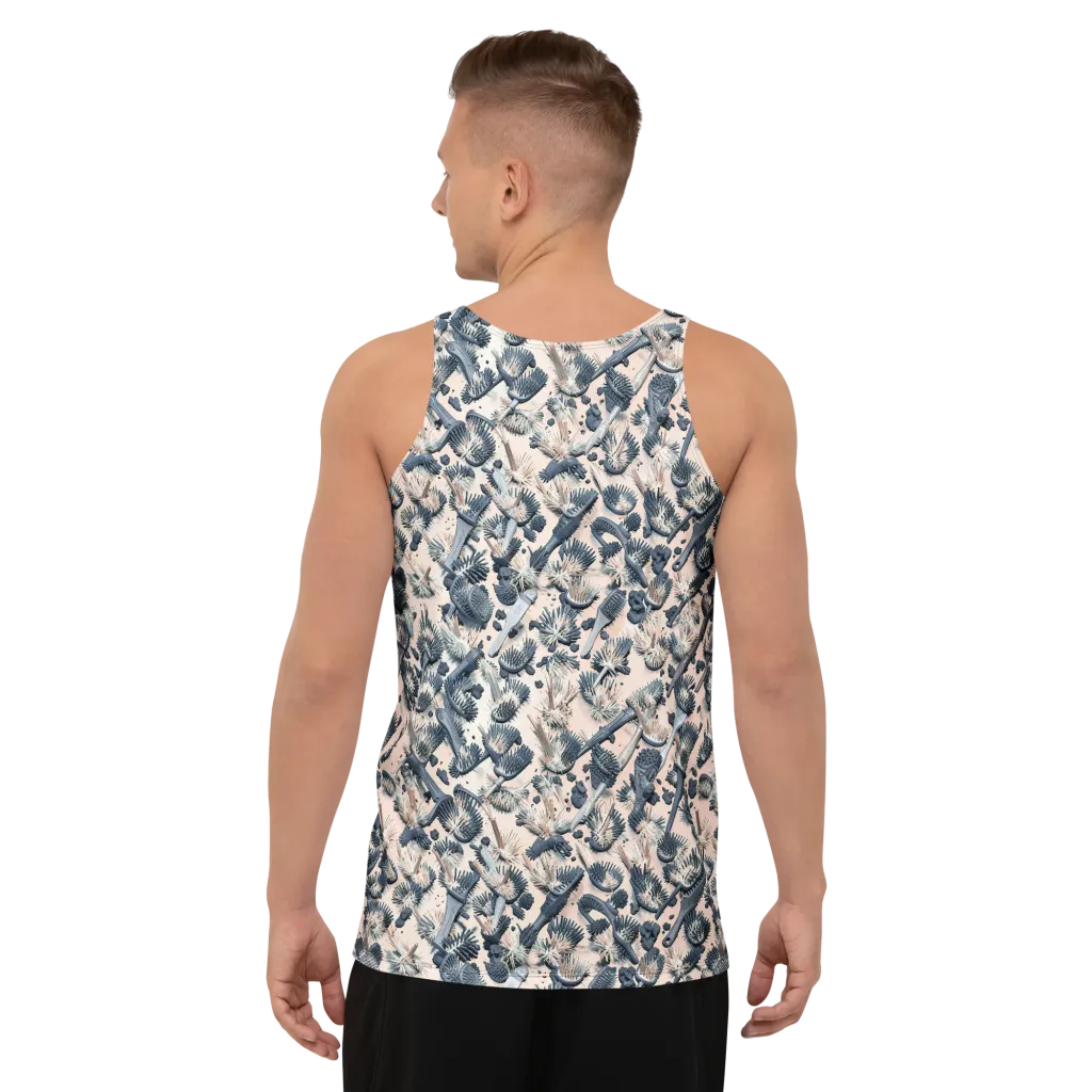 Bristle Noir on Men's Tank Top — Back