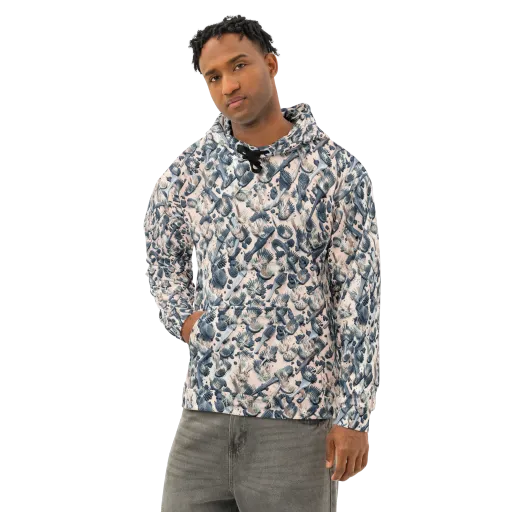 Bristle Noir on a Cotton Hoodie