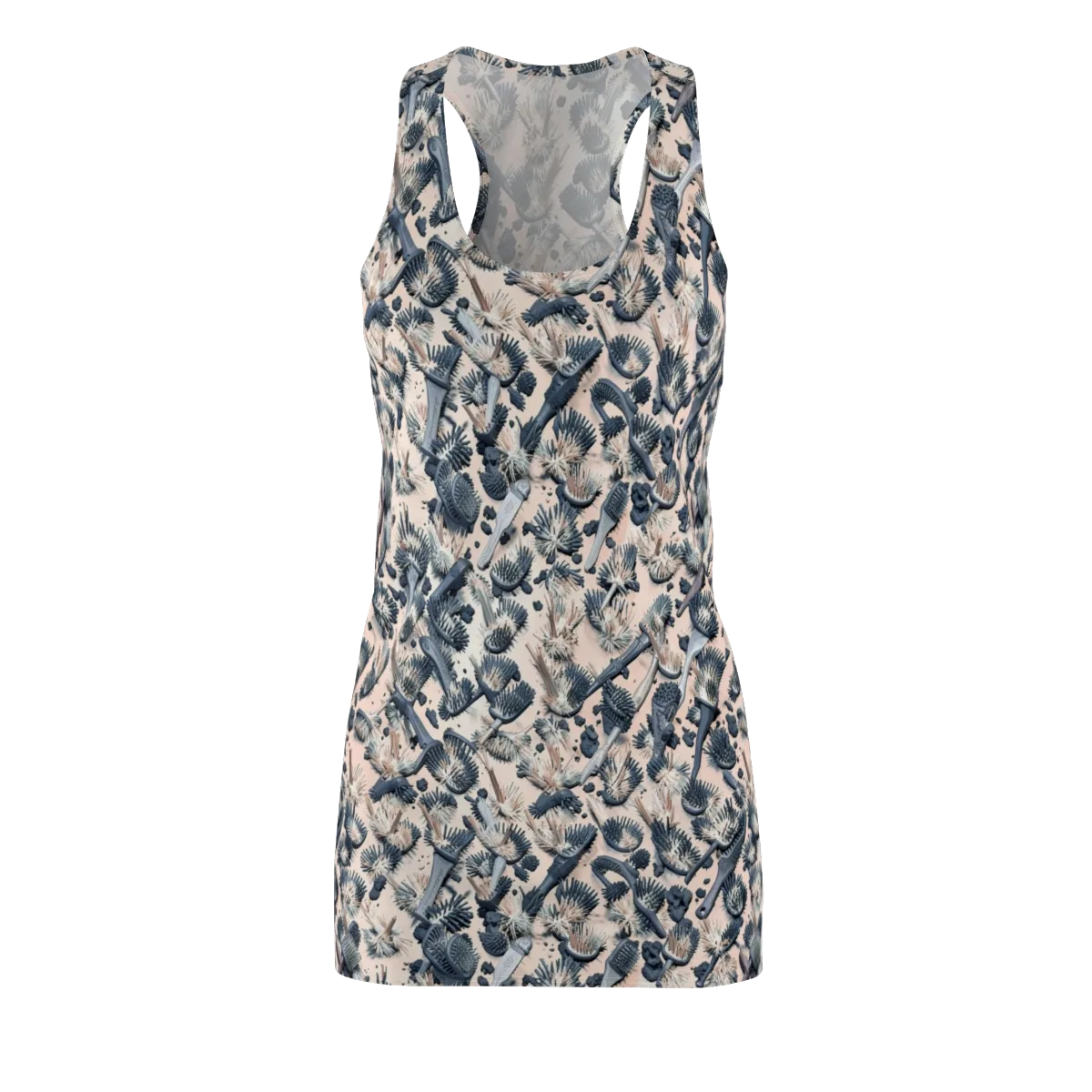 Bristle Noir on Racerback Dress — Front