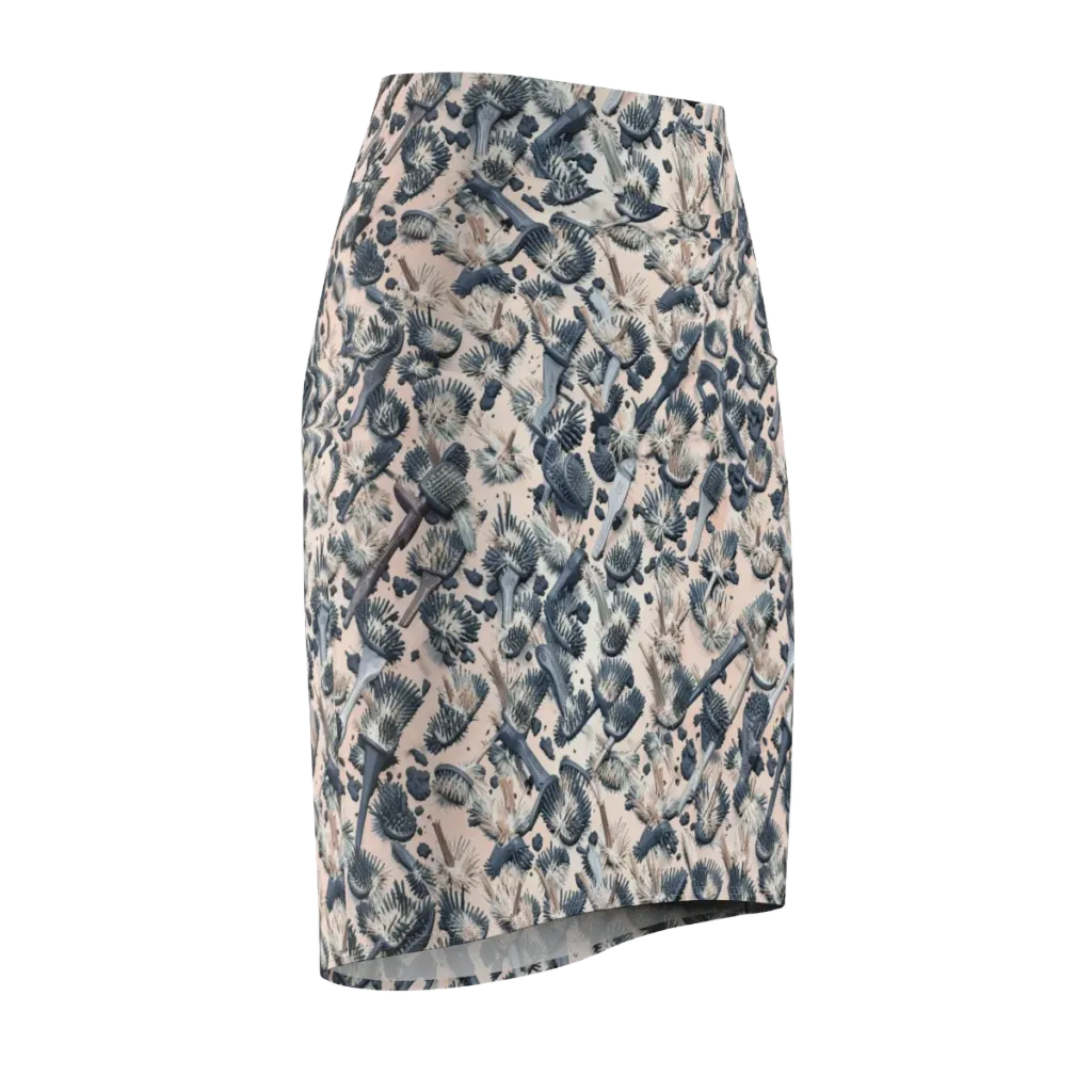 Bristle Noir on Pencil Skirt — Front Side