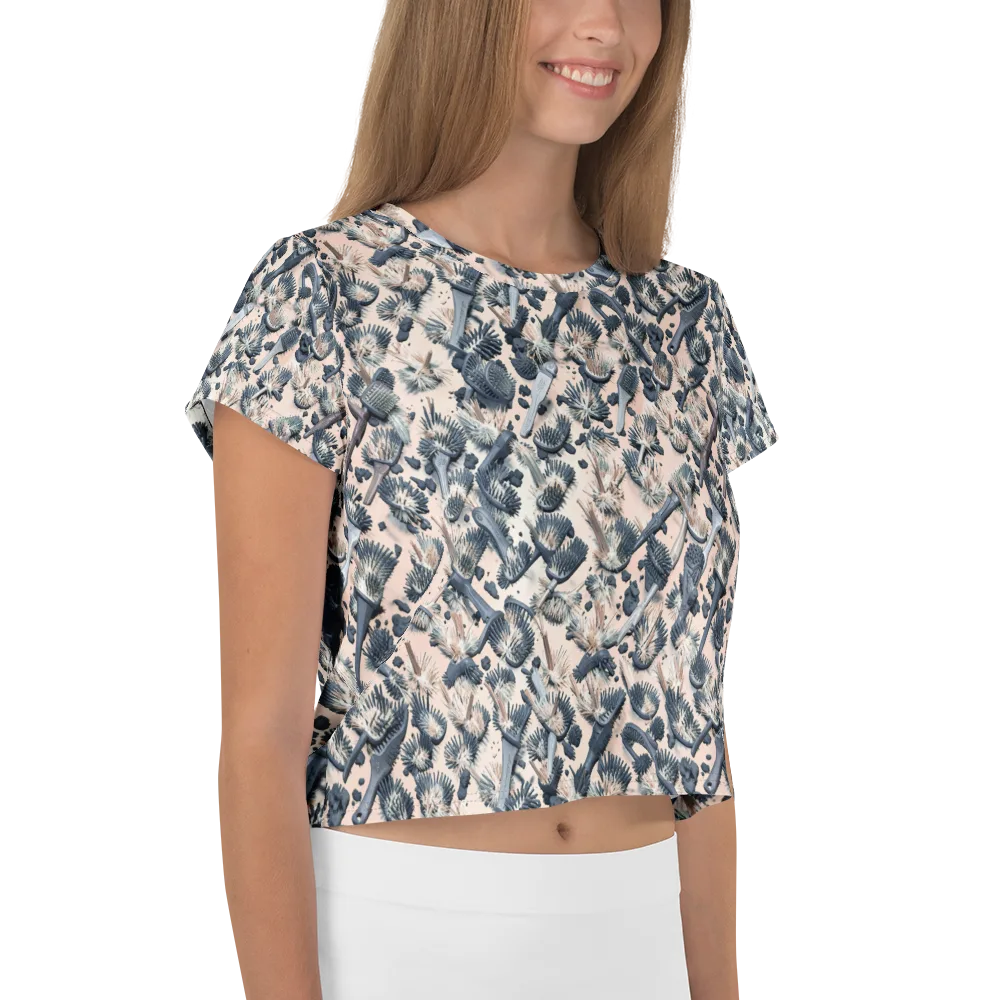 Bristle Noir on Crop Tee — Right