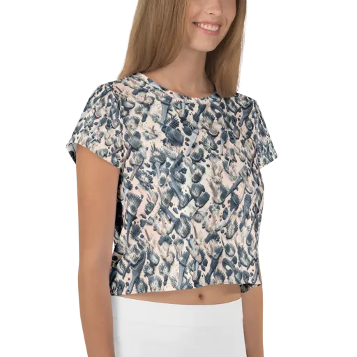 Bristle Noir on a Crop Tee