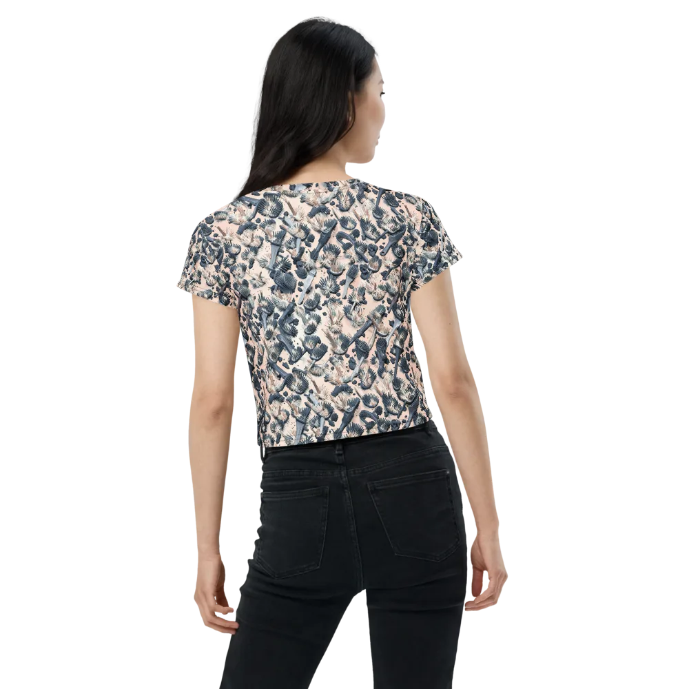 Bristle Noir on Crop Tee — Back