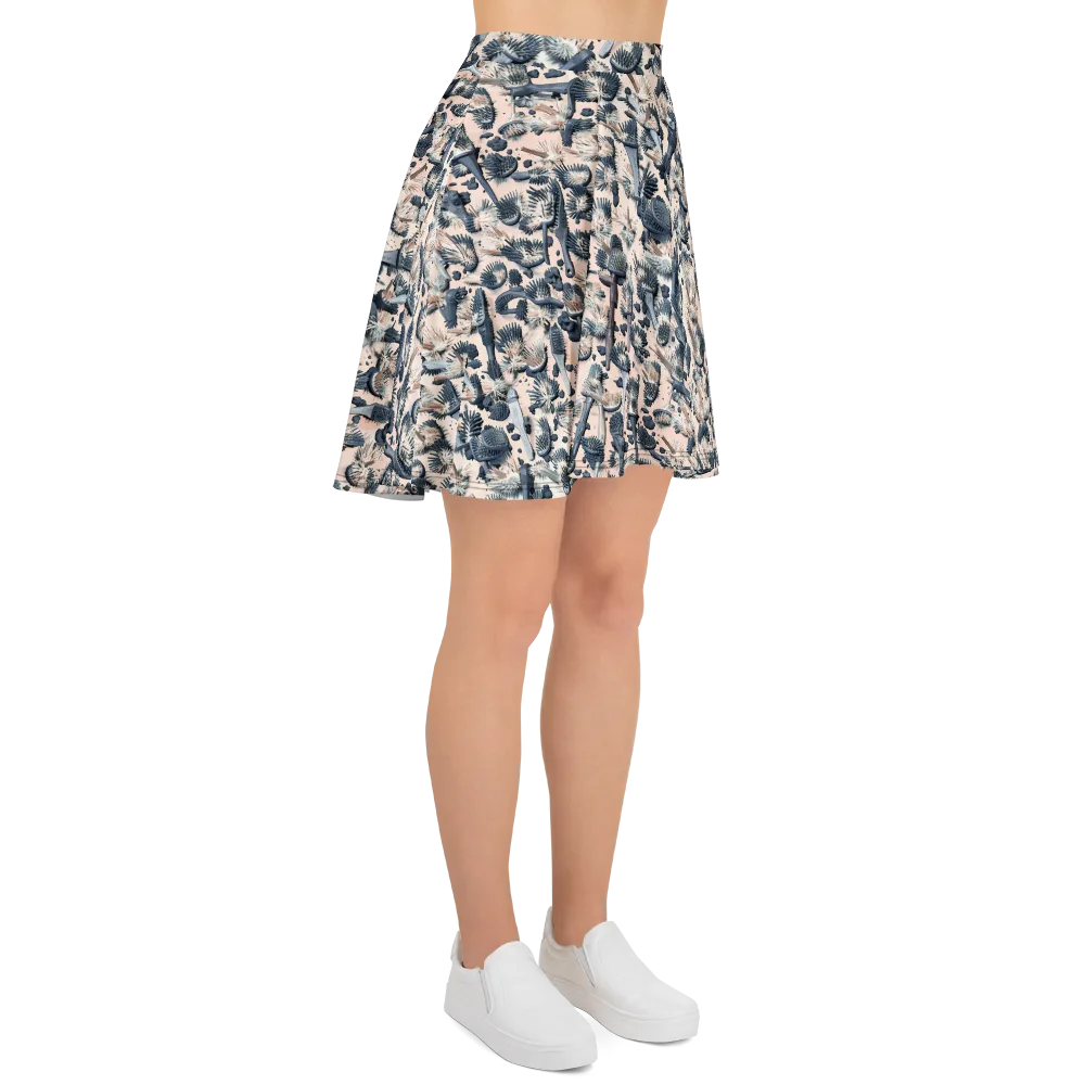 Bristle Noir on Skater Skirt — Right