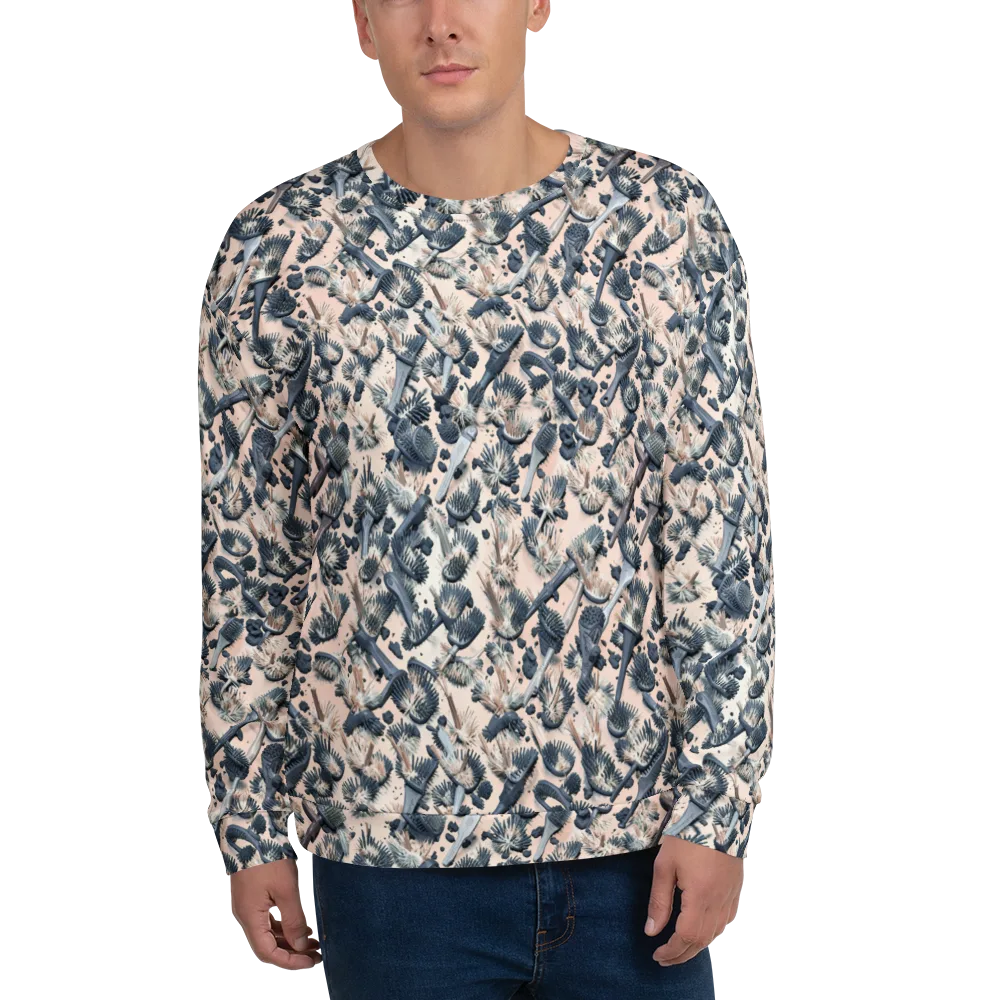 Bristle Noir on Sweatshirt — Front