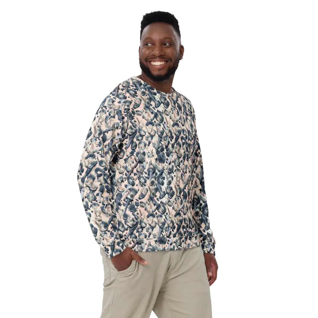 Bristle Noir on Sweatshirt — Front