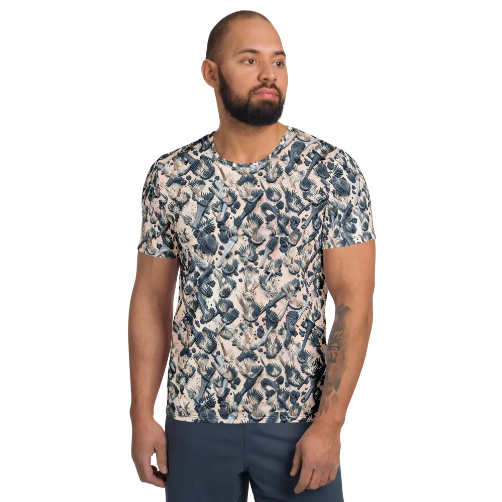 Bristle Noir on Men's Athletic T-Shirt — Front