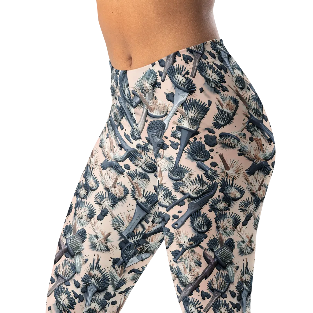Bristle Noir on Leggings — Left Front