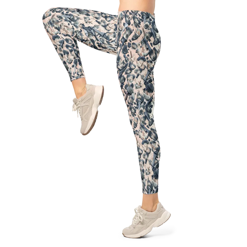 Bristle Noir on Leggings — Left