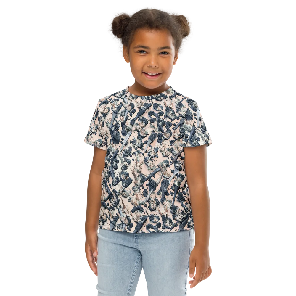 Bristle Noir on Kids Crew Neck T-Shirt — Front