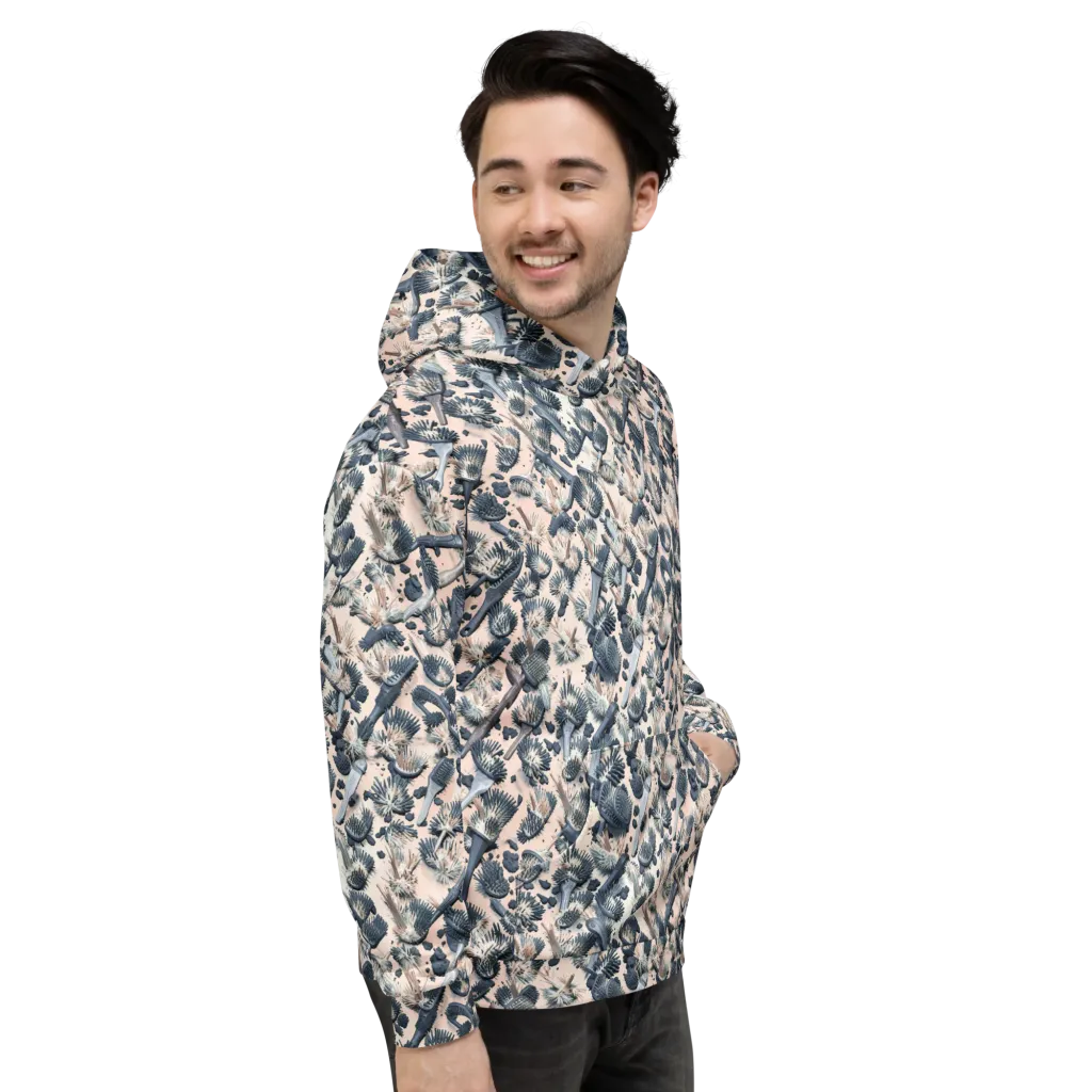 Bristle Noir on Hoodie — Right