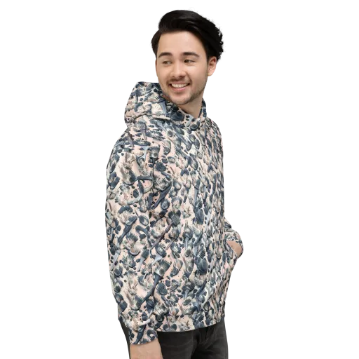 Bristle Noir on a Hoodie