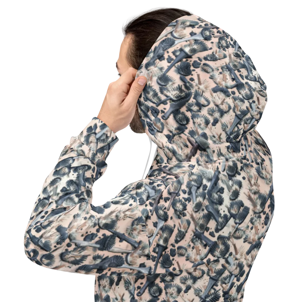 Bristle Noir on Hoodie — Back