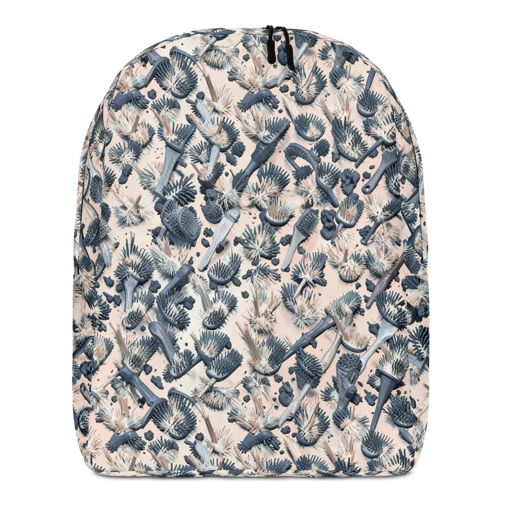 Bristle Noir on Minimalist Backpack — Front