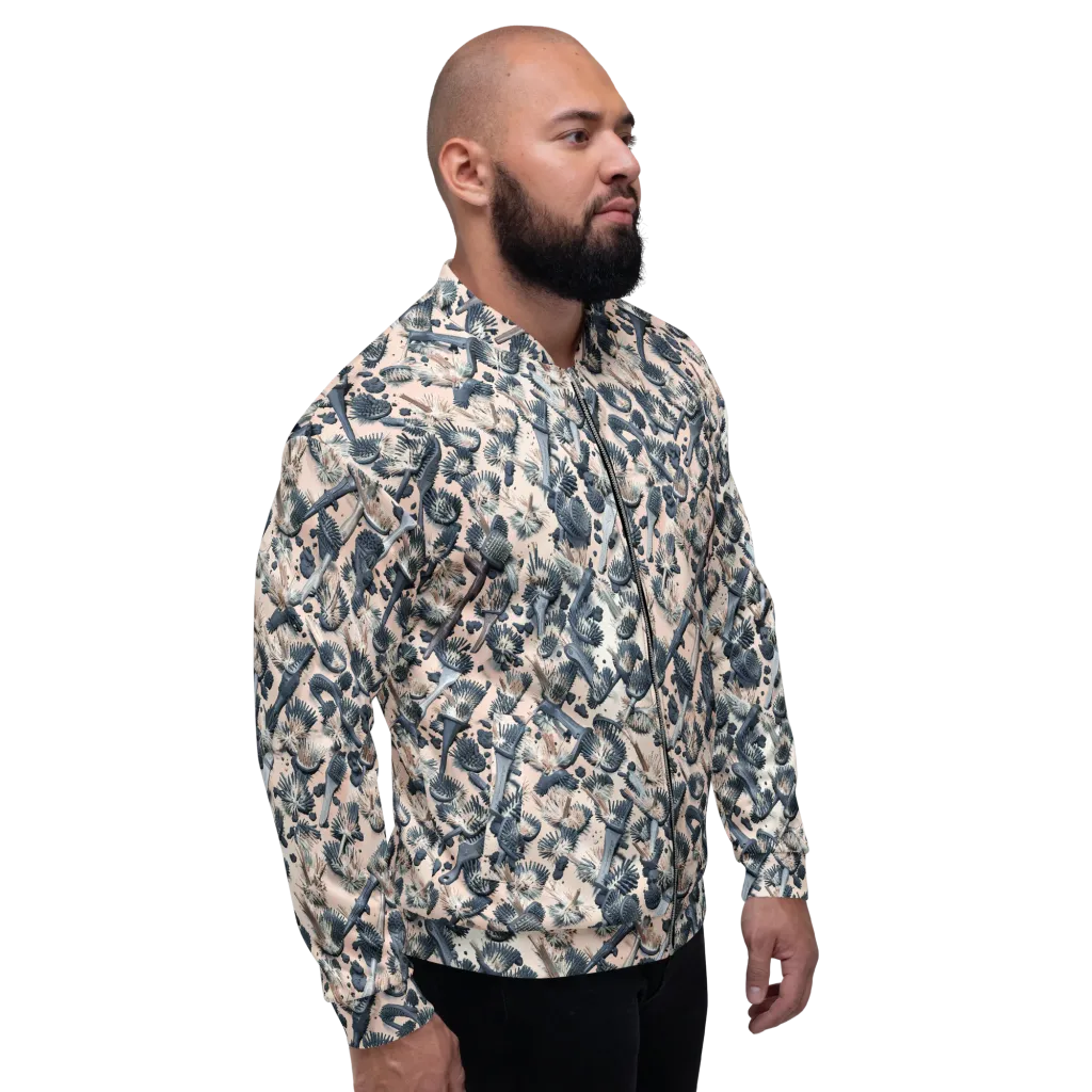 Bristle Noir on Bomber Jacket — Right