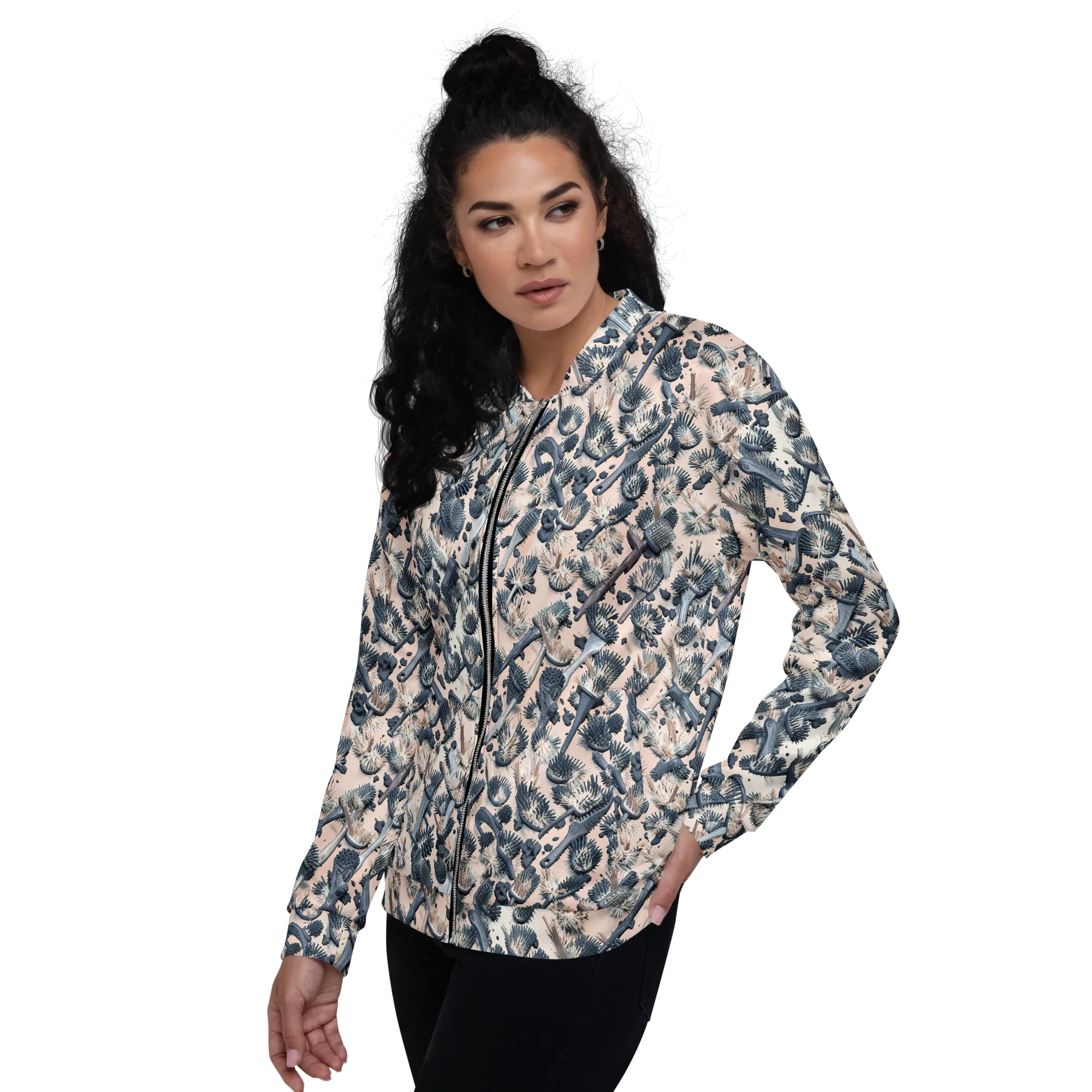 Bristle Noir on Bomber Jacket — Left