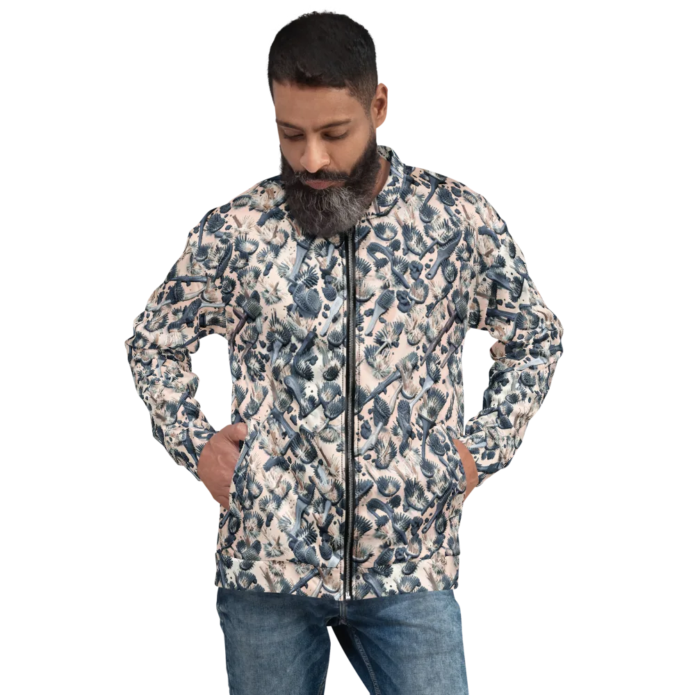 Bristle Noir on Bomber Jacket — Front
