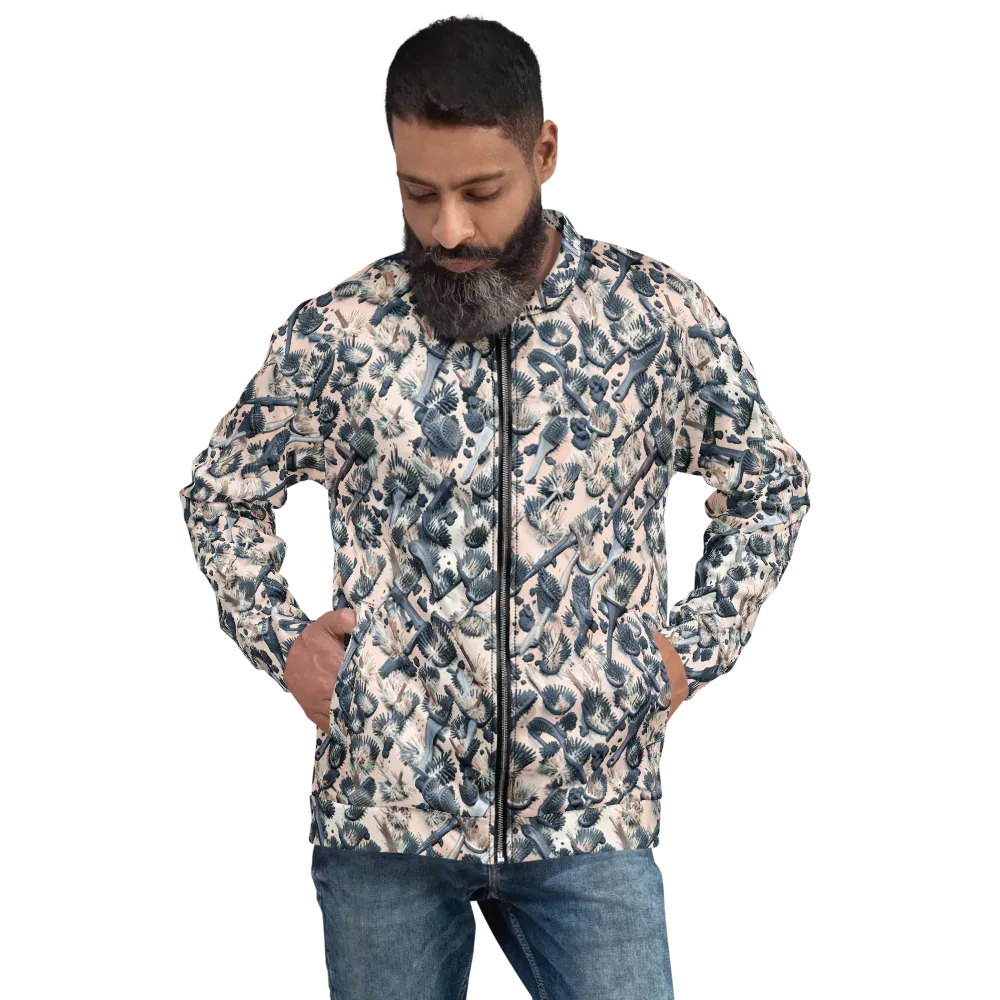 Bristle Noir on Bomber Jacket — Front