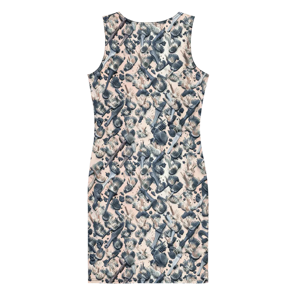 Bristle Noir on Bodycon Dress — Back