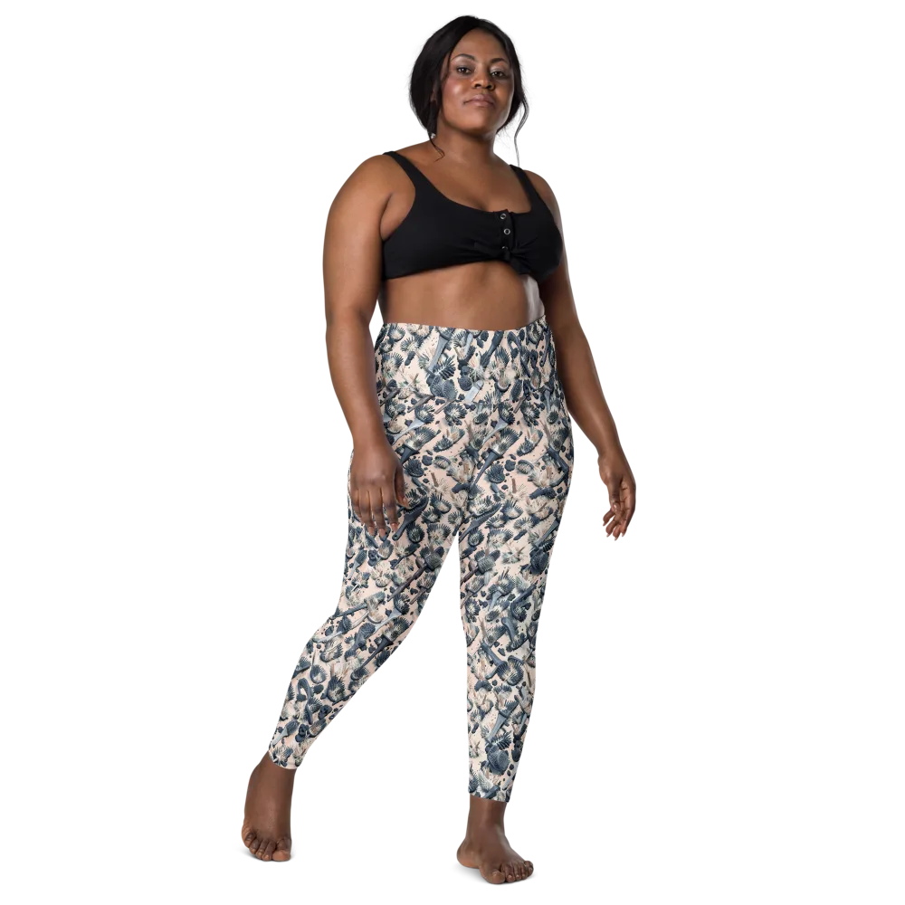 Bristle Noir on Leggings with Pockets — Front