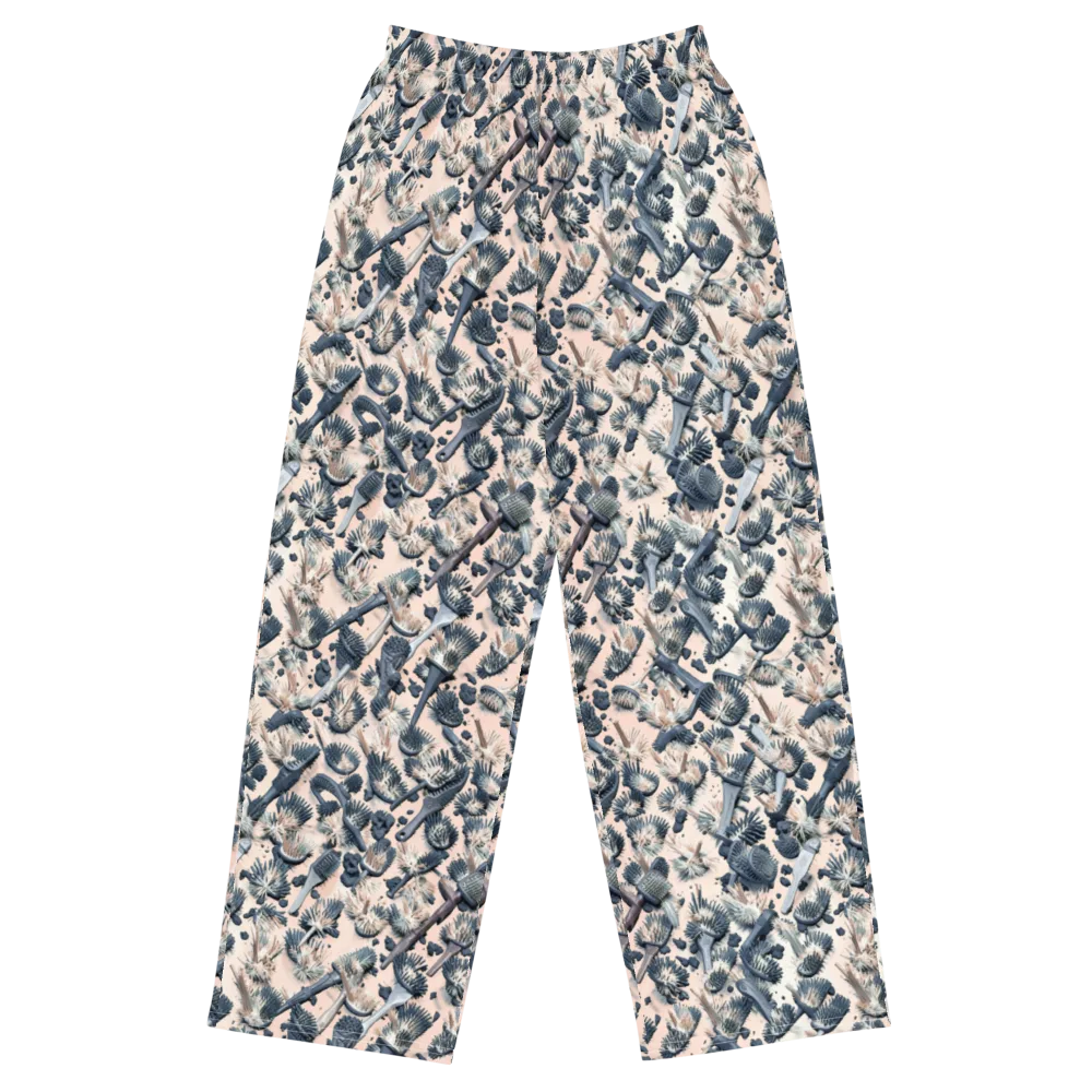 Bristle Noir on Wide-Leg Pants — Front
