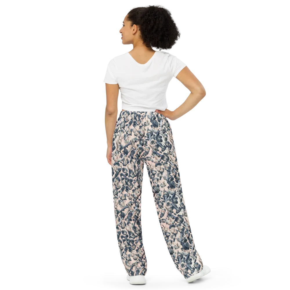 Bristle Noir on Wide-Leg Pants — Back