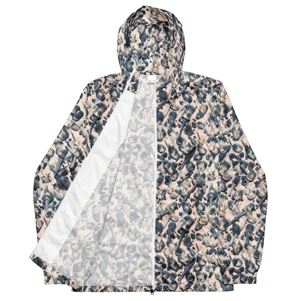 Bristle Noir on Men's Windbreaker — Front