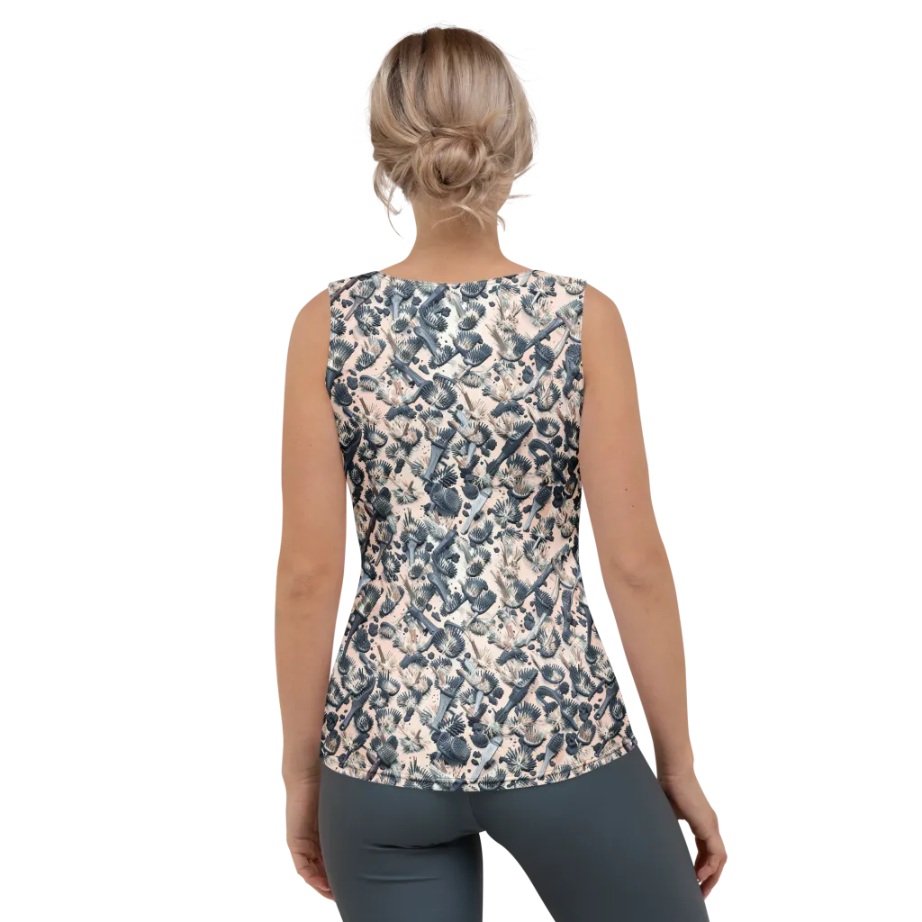 Bristle Noir on Women's Tank Top — Back