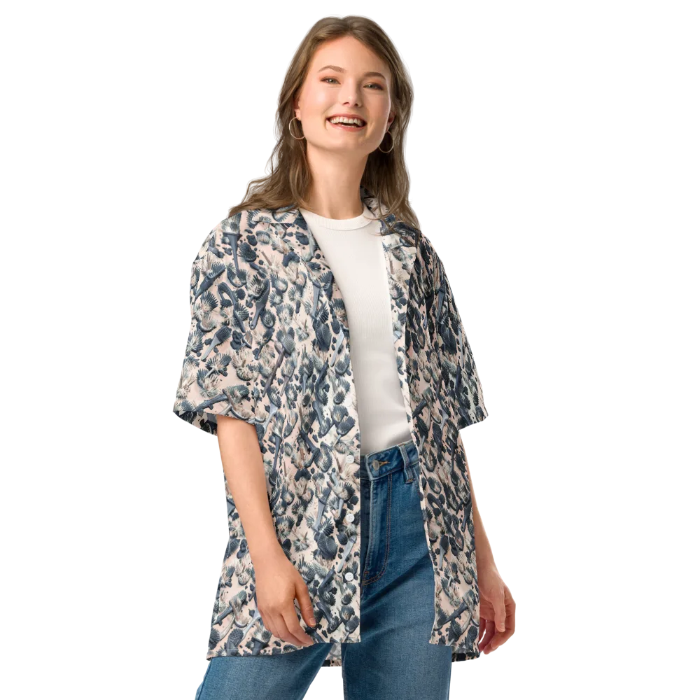 Bristle Noir on Button Shirt — Front