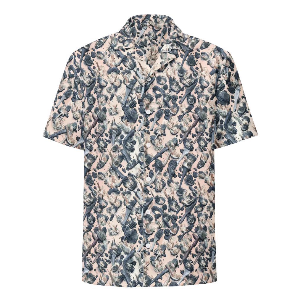Bristle Noir on Button Shirt — Front