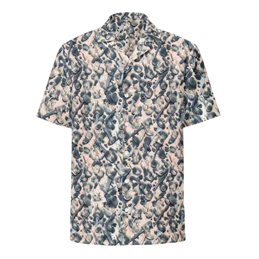 Bristle Noir on a Button Shirt