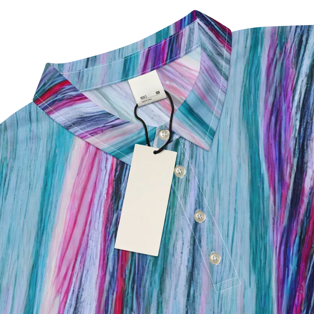 Chromatic Drift on Men's Slim Fit Polo Shirt — Product details