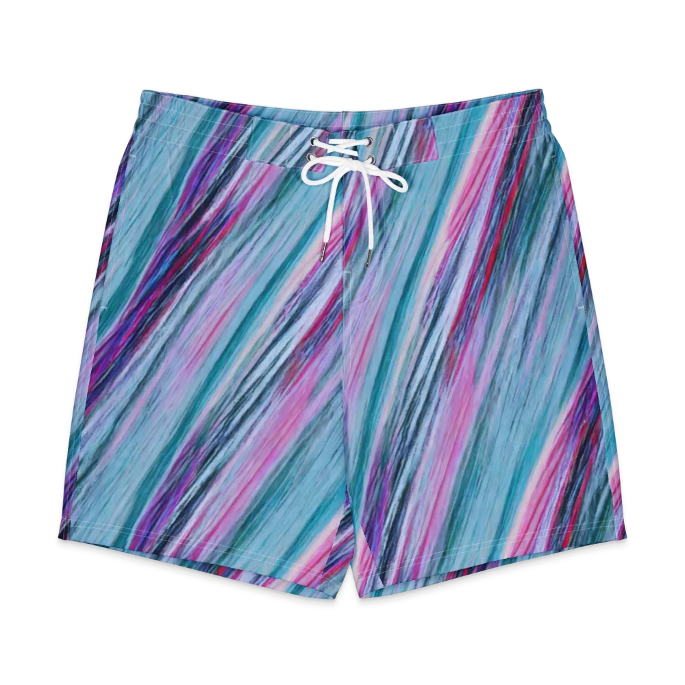 Chromatic Drift on Men's Board Shorts — Front