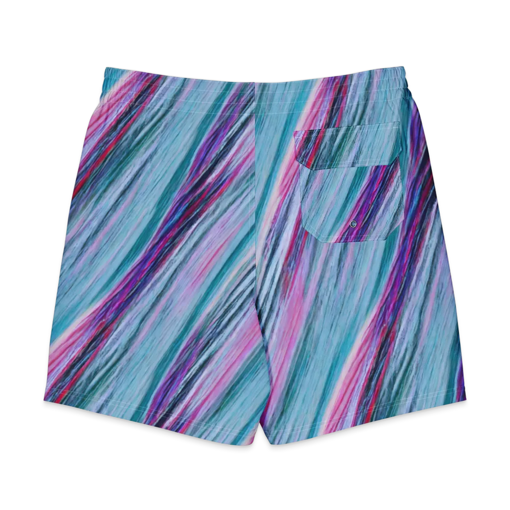 Chromatic Drift on Men's Board Shorts — Back