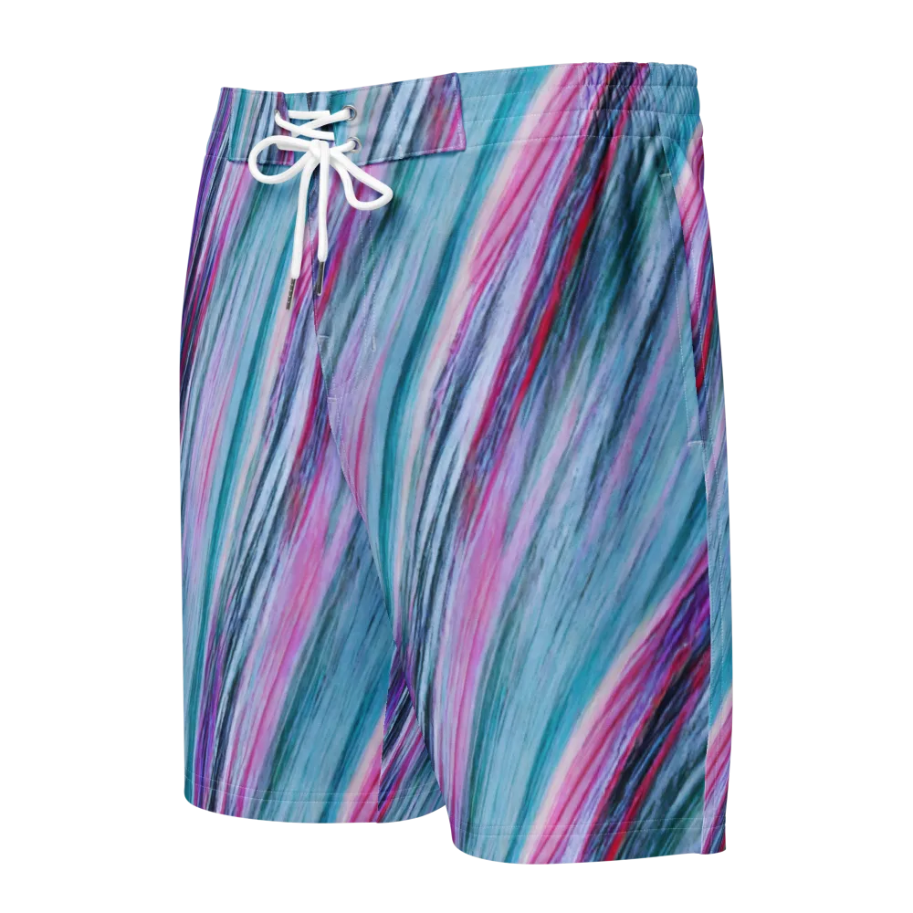 Chromatic Drift on Men's Board Shorts — Front
