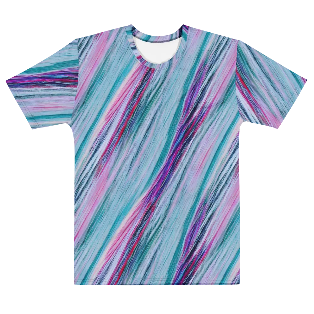 Chromatic Drift on Men's Cotton Crew Neck T-Shirt — Front