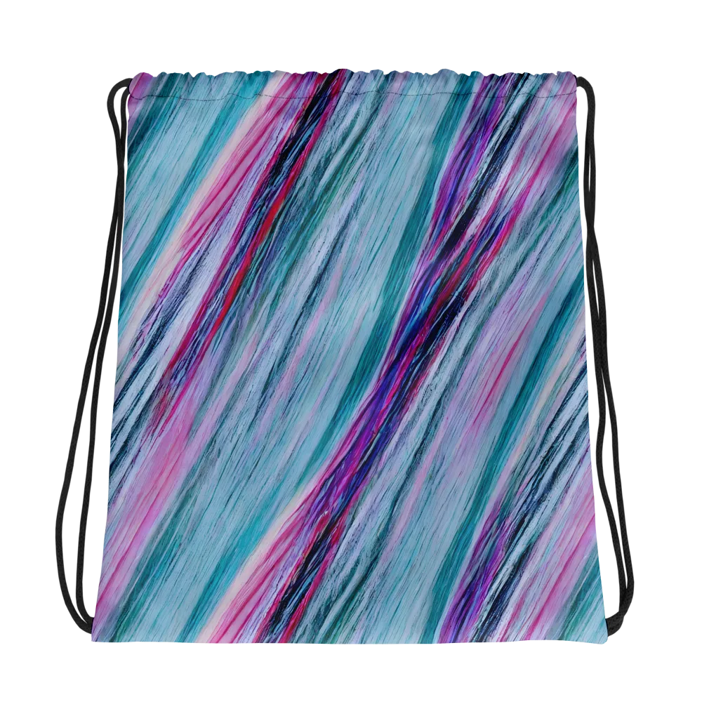 Chromatic Drift on Drawstring Bag — Photo
