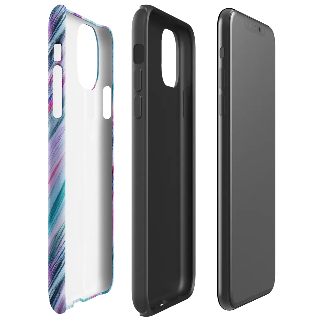 Chromatic Drift on Tough Case for iPhone® — Right