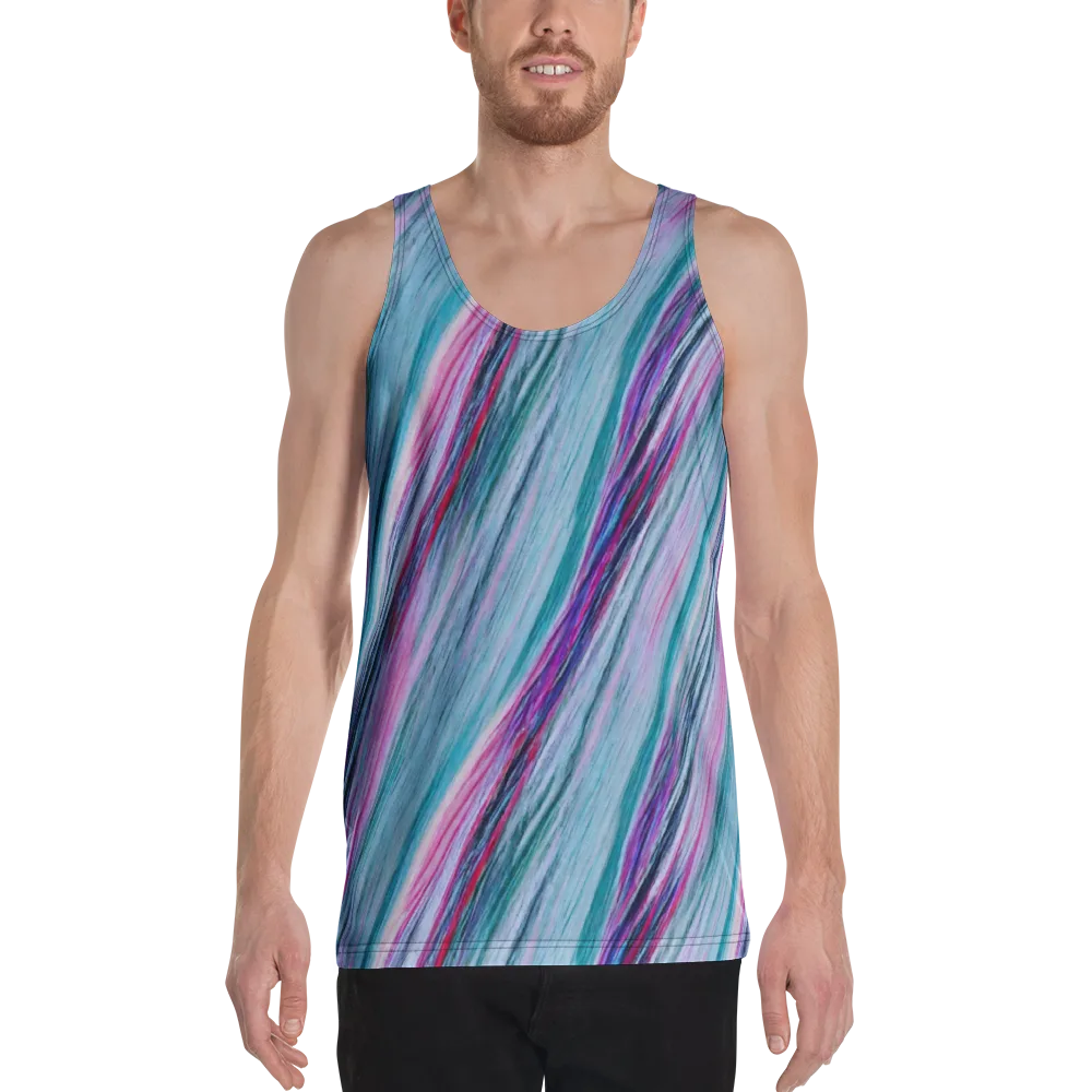 Chromatic Drift on Men's Tank Top — Front
