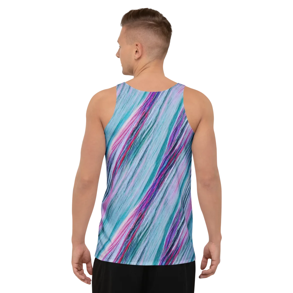 Chromatic Drift on Men's Tank Top — Back