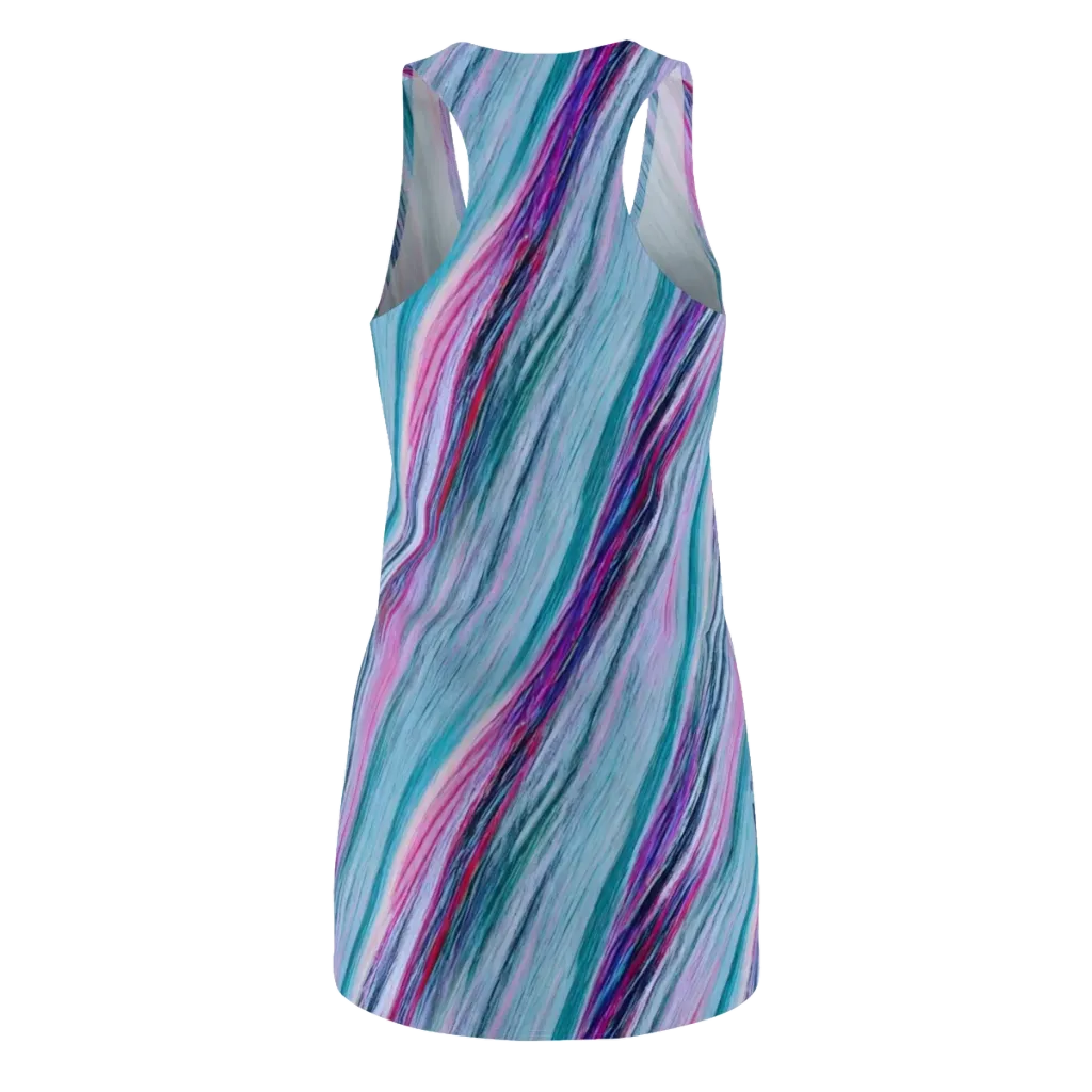 Chromatic Drift on Racerback Dress — Back