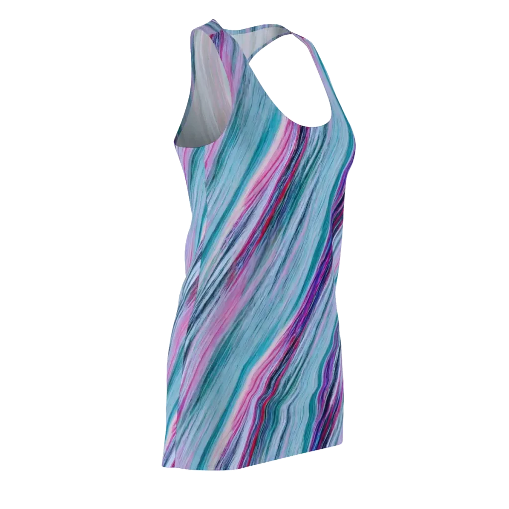 Chromatic Drift on Racerback Dress — Front Side