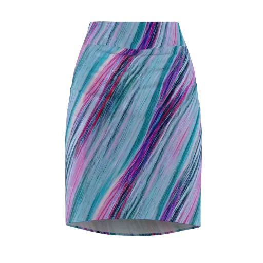 Chromatic Drift on a Pencil Skirt