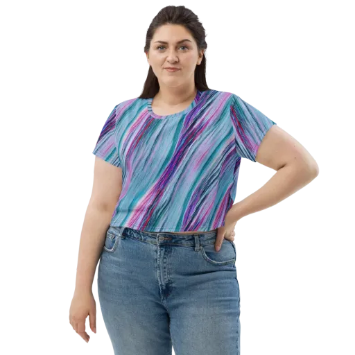 Chromatic Drift on a Crop Tee