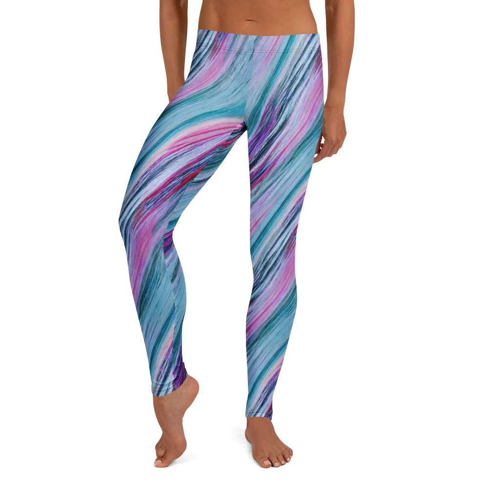 Chromatic Drift on Leggings — Front