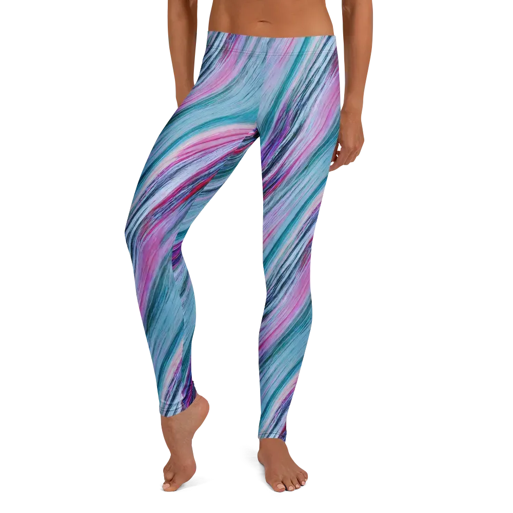 Chromatic Drift on Leggings — Front