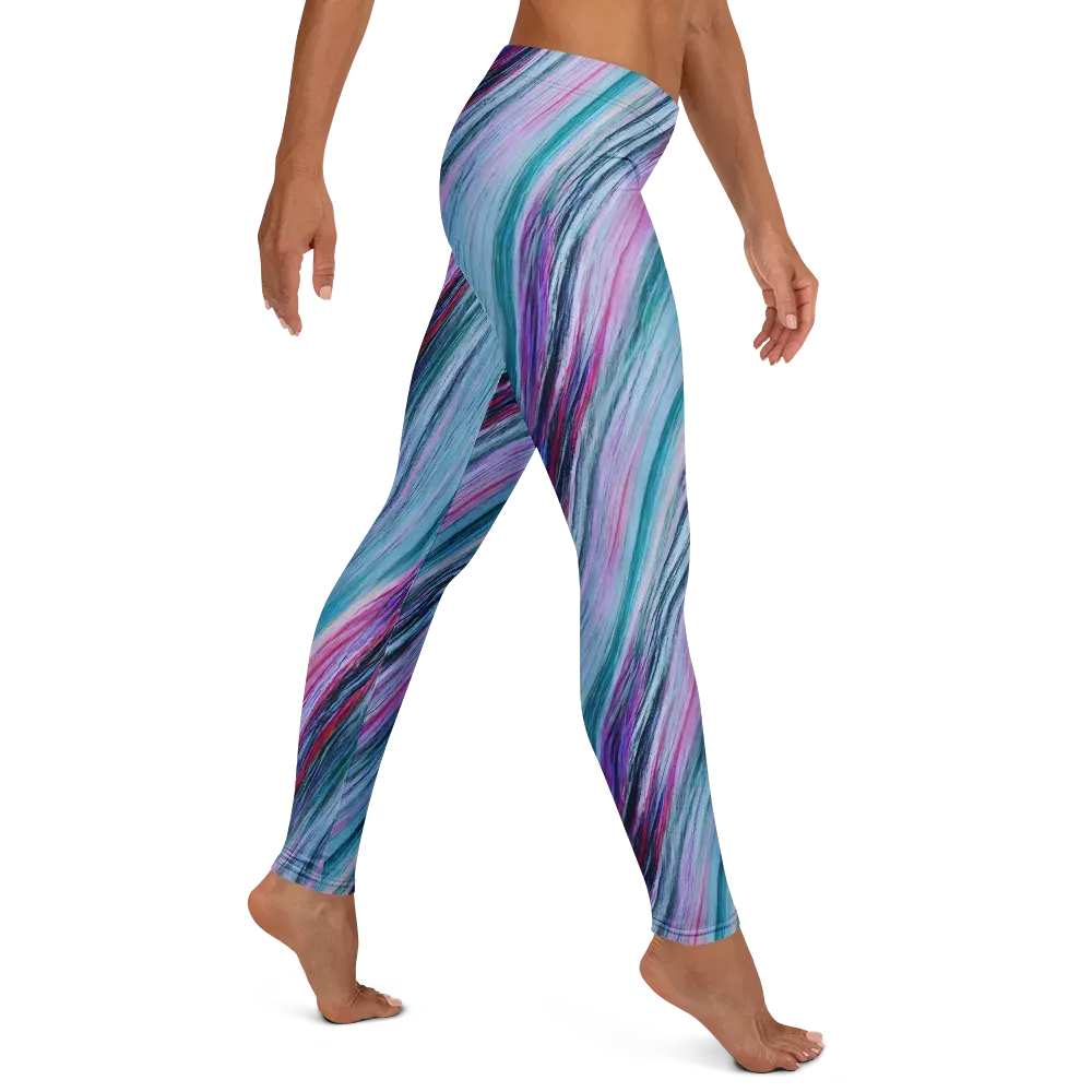Chromatic Drift on Leggings — Right