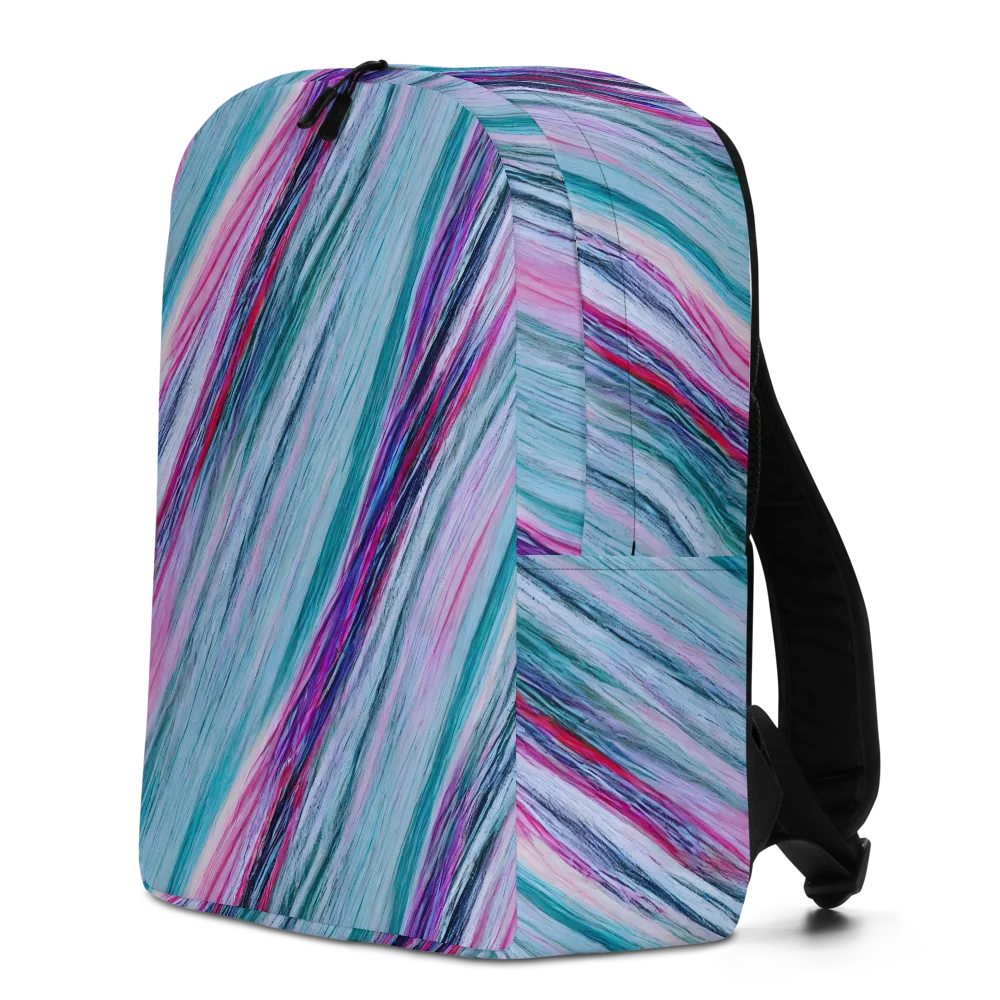 Chromatic Drift on Minimalist Backpack — Left